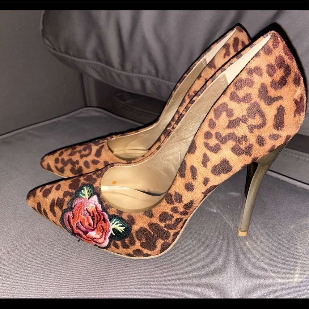 Leopard heels